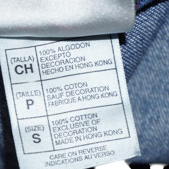 Vintage 90s Disney Store Mickey & Minnie Embroidered Denim Skort – Women’s Small - Picture 10 of 10